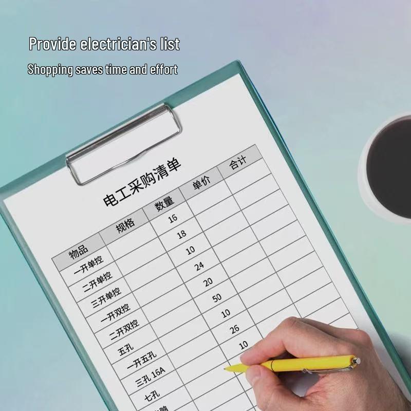 Bardzo cienki panel przełącznika i gniazdka z szarego szkła kryształowego - Typ 86, montaż podtynkowy, zestaw pięciootworowy do użytku domowego.