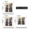 Set Of 2 Filtering Curtains Excluding Rods Non Movable Without Batteries Adorable Penguins Starfish Use Bedrooms Curtain Polyester Perfect For Bedroom