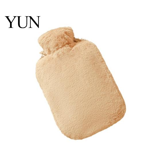Lightweight Hot Water Bag PVC Bottle with Plush Cover, 1000/2000ML Leakproof Bag, 2000ML Cold Compress Pouch for Shoulder, Back, Hand, Legs,