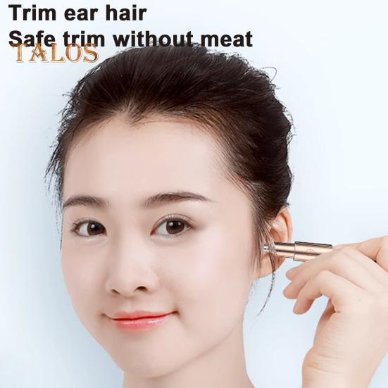 Zastřihovač chloupků v nose Bezbolestné zastřihování Hlava s kulatou čepelí Čištění chloupků Cestovní USB nabíjení Duální čepel s čepelí z nerezové oceli Depilace v nose pro muže
