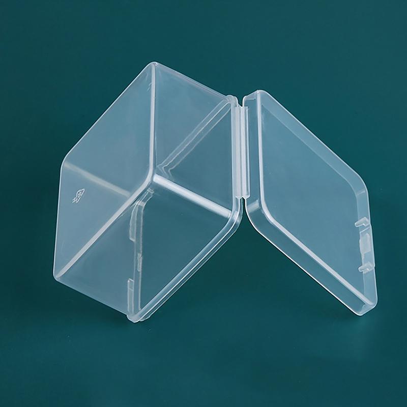 Transparent Storage Box Square Small Items Case Packing Boxes Jewelry Beads Container Sundries Organizer Fishing Tools