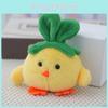 Adorable Plush Cute Yellow Duck Keychain With Bunny Outfit Soft And Cuddly Toy