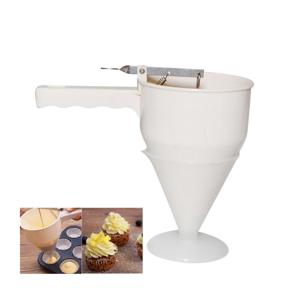 Adjustable Kitchen Funnel Hand-held Small Food Ball Baking Tools Cooking Funnel  for Pancake