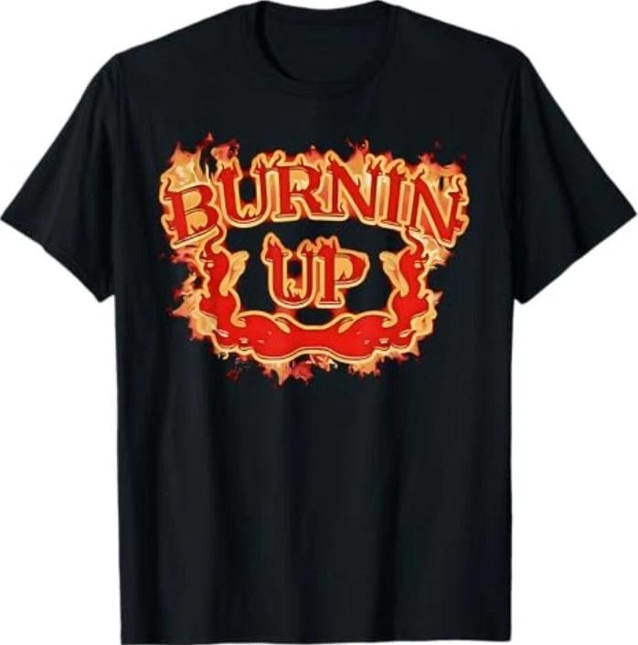 Винтажная футболка Burnin Up Flames L