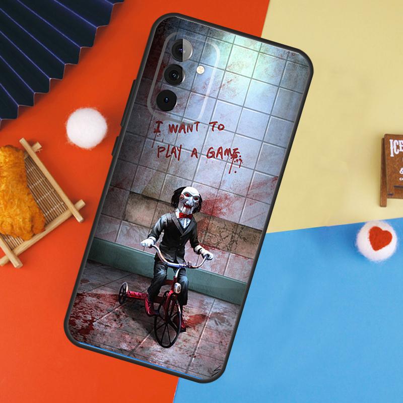 

Saw Jigsaw Puppet Case For Samsung Galaxy A54 A34 A14 A15 A35 A55 A52 A32 A12 A51 A71 A13 A23 A33 A53 Cover Samsung A33 5G