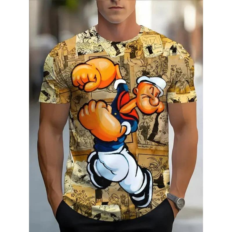 3D Summer Digital Animal Print Fashion Short Sleeved Trend Casual T-shirt
