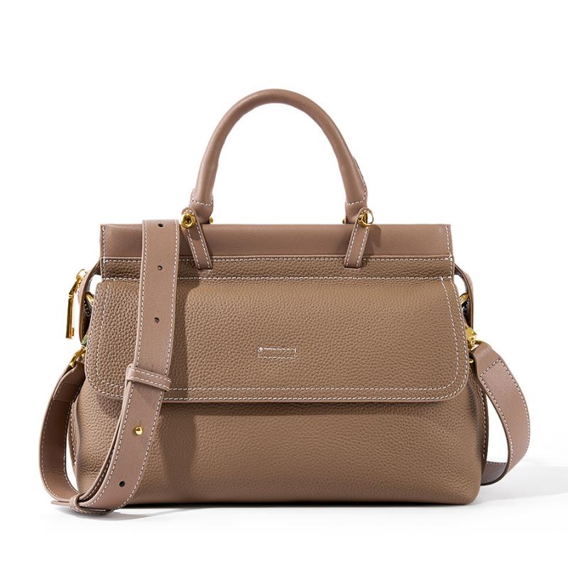 Torba damska o dużej pojemności Torba ze skóry bydlęcej Nowa torba na ramię listonoszka