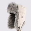 Unisex Fleece Lined Winter Beanie Hat With Ear Protection Windproof Outdoor Cycling Cold Weather