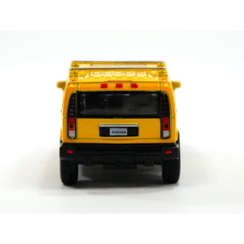 KiNSMART 1:40 Hummer H2 SUV Yellow Window Box 200-527