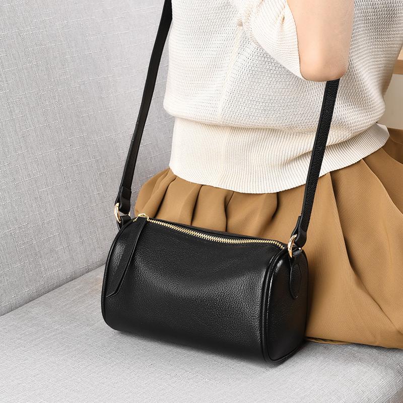 High Quality Soft Genuine Leather Women Handbag Luxury Cow Leather Purse Crossbody Shoulder Bag Female Mobile Phone Bag Wallet
