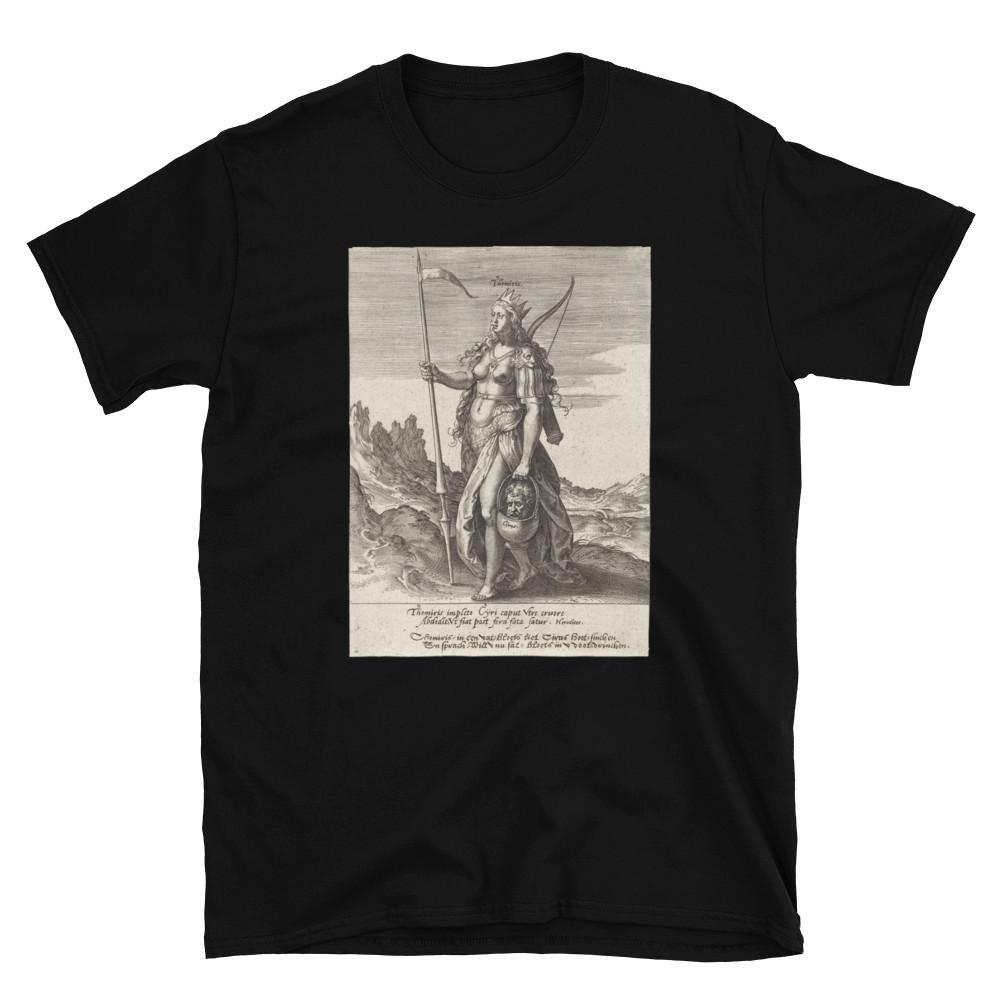 

Tomyris and Cyrus Off with His Head Queen of the Massagetae Printed TShirt Unisex T-Shirt XL