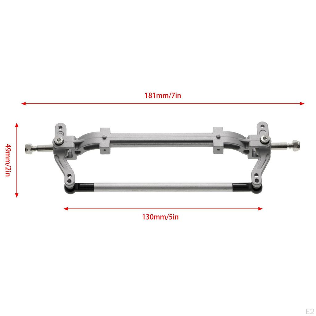 1/1 Axle Steering Rod Upgrade Parts for Model Crawler Buggy Car DIY