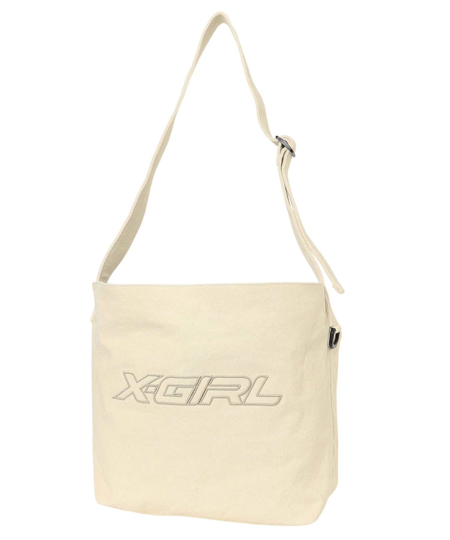 

Сумка через плече LOGO MESSENGER BAG OFF WHITE [X Girl] Жіноча