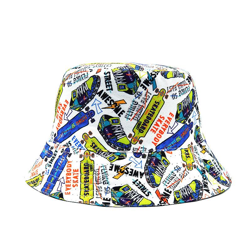 2023 Custom Sublimation Printing Double-Sided Bucket Hat All Over Printing Reversible Bucket Hats