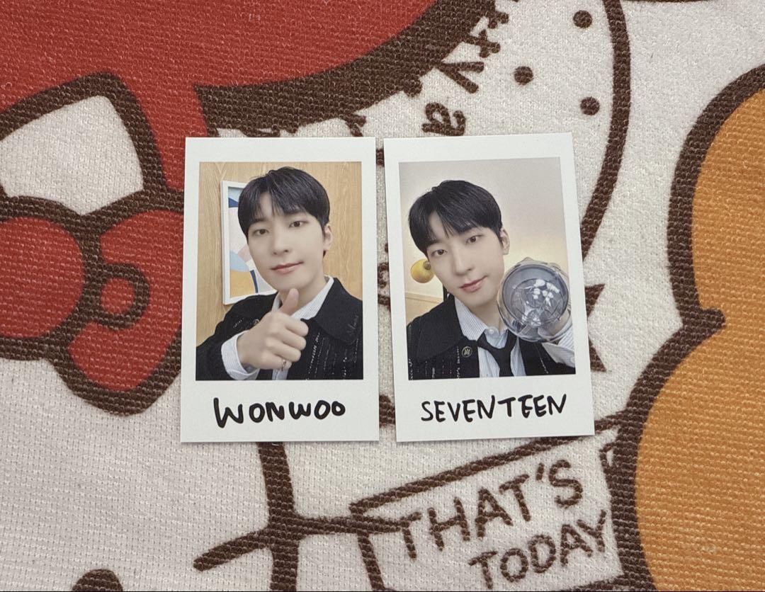 

[USED] SEVENTEEN HOLIDAY Wonwoo Instant Photo Comp
