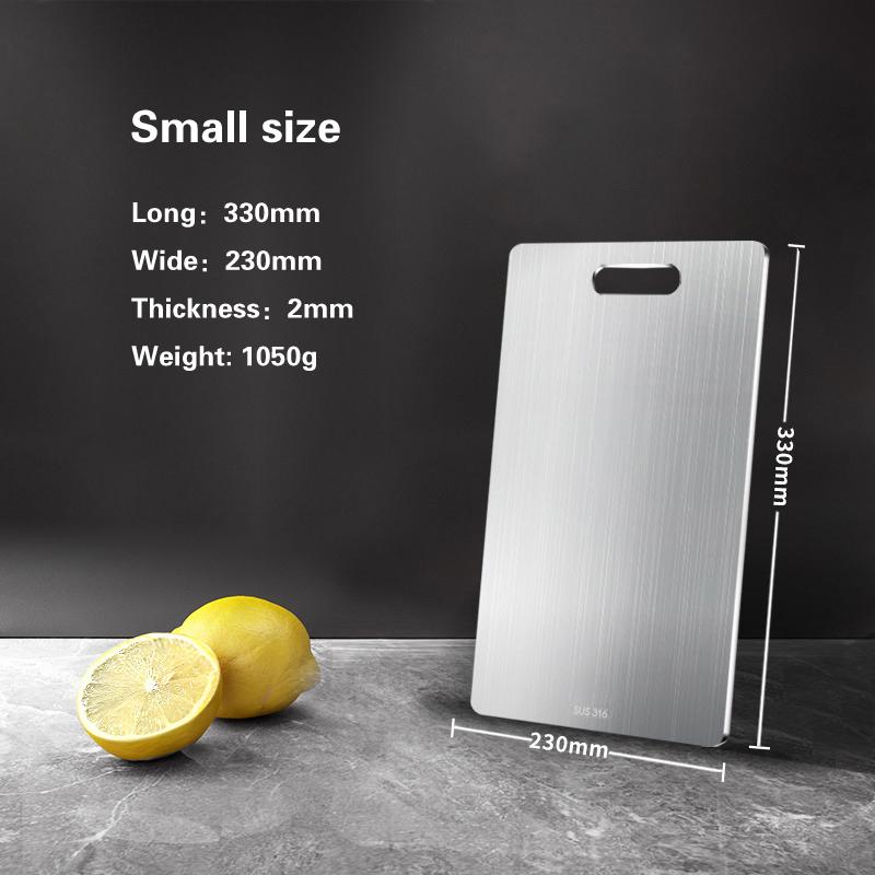 Antibacterial and mold resistant cutting board German high-quality cutting board Thickened 316 stainless steel cutting board