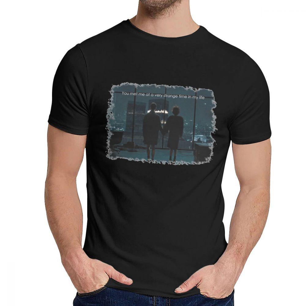 Harajuku Marla Singer Fight Club Strange Time T Shirt Man Crazy Cotton Clothes Round Neck