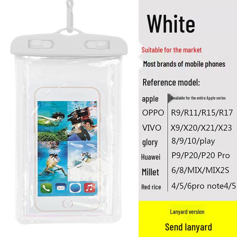 

Флуоресцентный ПВХ чехол для телефона для трансграничной торговли: Водонепроницаемый, Подводный HD Сенсорный чехол