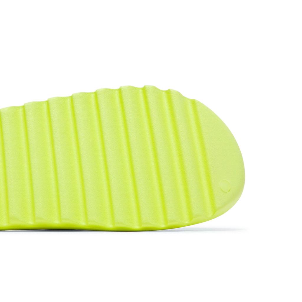 adidas Yeezy Slides 'Glow Green' 2022 (Unisex) Glow Green / Glow Green / Glow Green Slide Slippers HQ6447