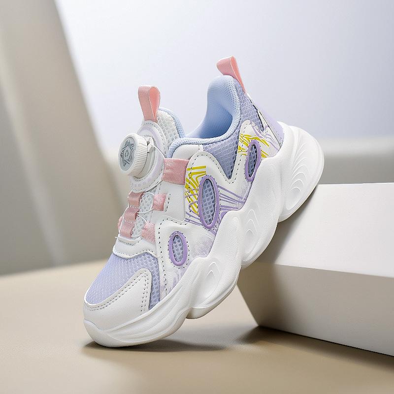 Scarpe per bambini scarpe da ginnastica da ragazza nuovo design platform scarpe da ginnastica casual per bambini leggere traspiranti scarpe sportive da corsa da tennis per ragazza