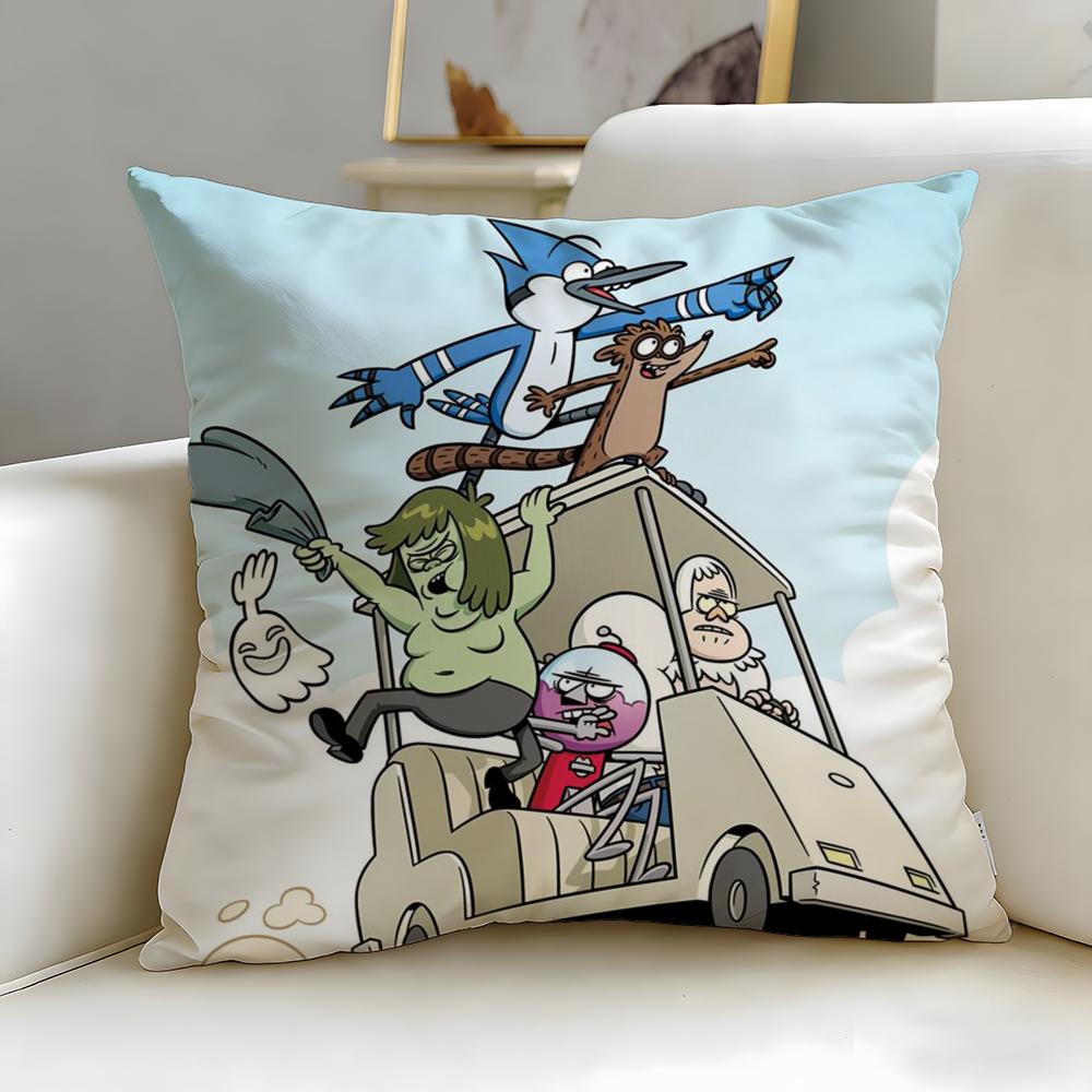 Fashion Rregular Showew Cushion Cover Soft EasyWash Pillow Case Versatile for Couch Bed Travel and Office
