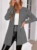 Neue Saison Frühling/Herbst Damen Oversized Kariert Bedruckter Blazer Kleine Weste