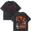 Summer Hot Sale Band Rock Music Morat Tour 2026 Print Vintage Washed T-shirts Hip Hop Fashion Men Women Gothic Cotton Oversized T-shirts