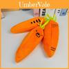 Cartoon Carrot Plush Pencil Bag With Multipurpose Storage For School And Home