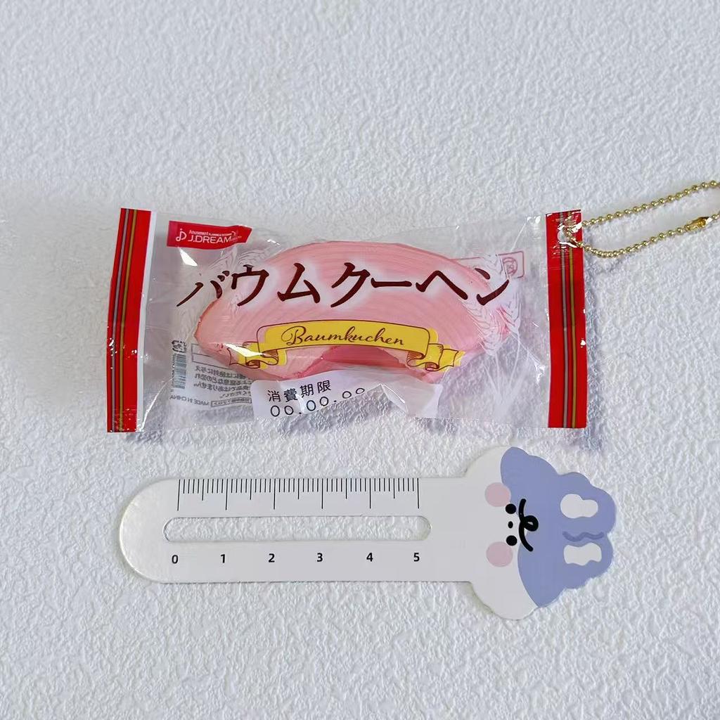 Japanischer Stil Brot Kapselspielzeug Langsam aufsteigend Squishy Beutel Bäckerei Quetsch Simulation Essen Stressabbau Schlüsselanhänger für Gashapon