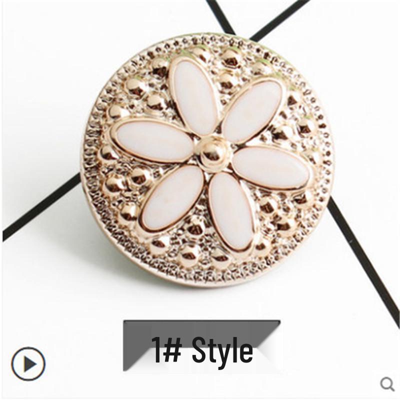 Versatile No-Sew Snap Button Brooch for Neckline and Waistline Adjustment