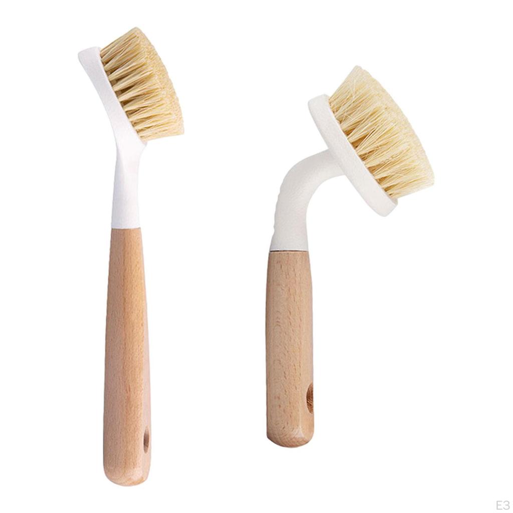 Dish Brush Cleaning Scrubber with Handle for Bathtub Pots Kitchen Sink Pans