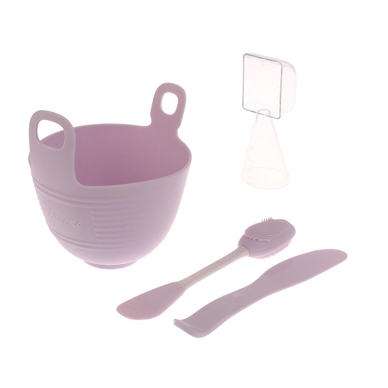 Face Mask Mixing Bowl Set, 4 In 1 Diy Facemask Mixing Tool Kit Brushes
