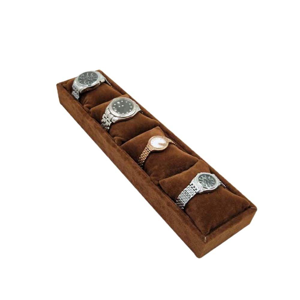 Wristwatch Case Watch Display Holder Flannelette Cloth Jewelry Box Watch Display Rack