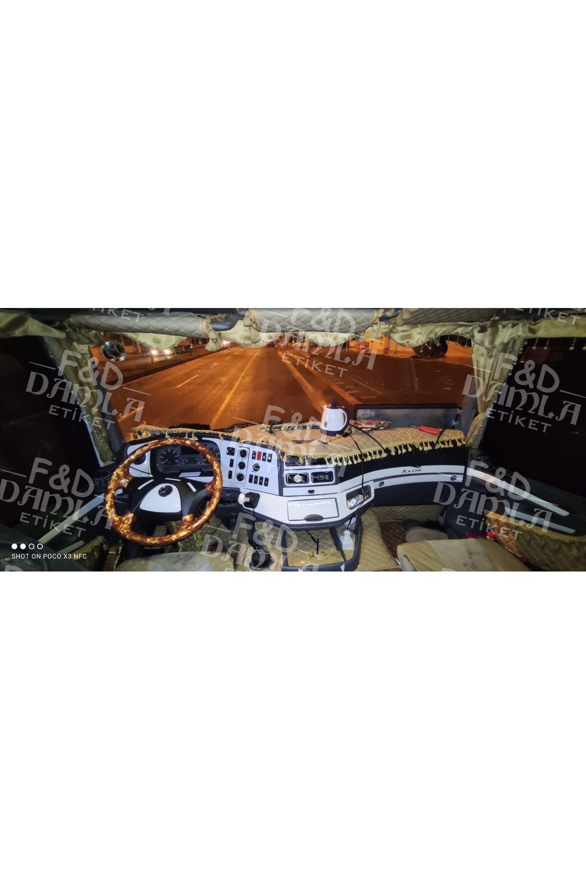 

Mercedes Axor Full Set Beyaz Renk Torpido,Konsol,Trim,Göğüs Maun Kaplama Set