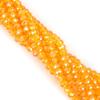 6mm Flat Glass Crystal Beads - DIY Plated Color Abacus Loose Beads for Accessories