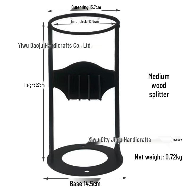 Portable Firewood Splitter: Efficient Manual Wood Separator for Outdoor and Household Use