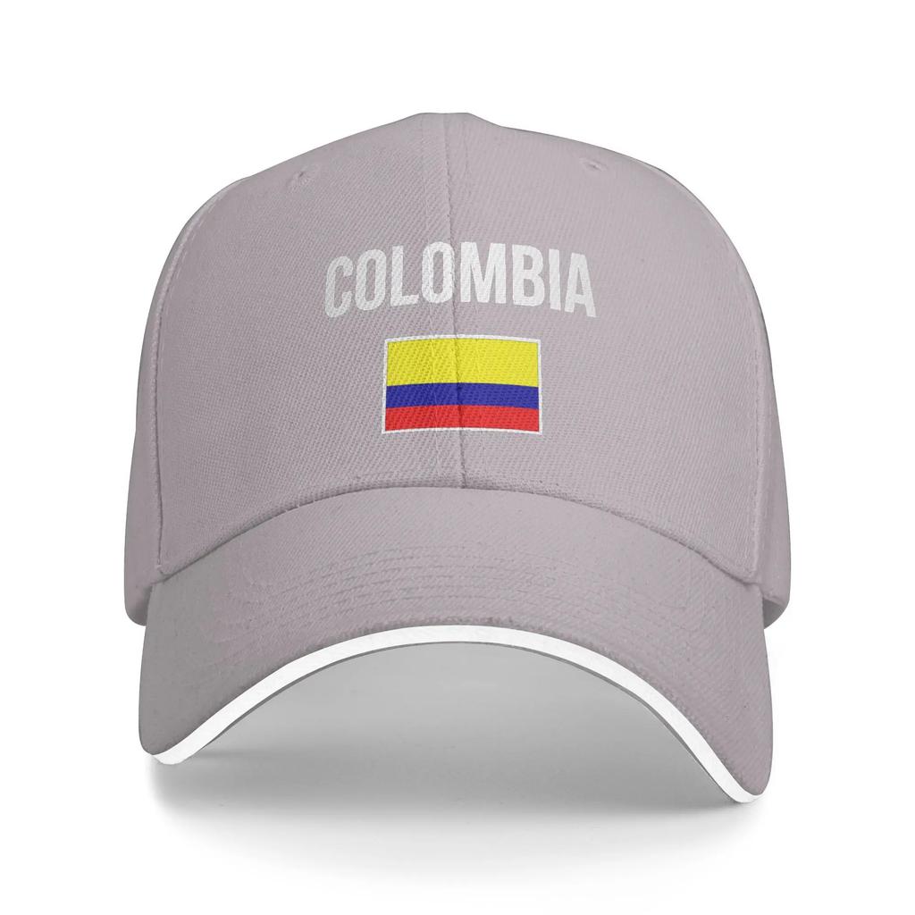 Colombia Flag Hiking Baseball Caps  Unisexs  Custom Snapback Cap Girl Sport Dad Hat