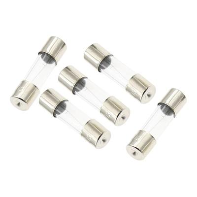 15Kinds 150pcs 5*20 Fast-blow Glass Tube Fuses Car Glass Tube Fuses Assorted Kit 5X20 with Box Fusiveis 0.1A-30A Household Fuses