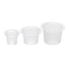Tattoo Color Cups: Reusable Plastic Bowls for Eyebrow and Lip Tattoos In Various Sizes