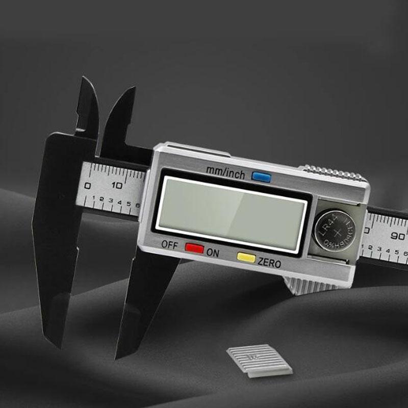 Electronic Digital Caliper Carbon Fiber Dial Vernier Caliper Gauge Micrometer Measuring Tool High-accuracy Digital Ruler 0-150mm