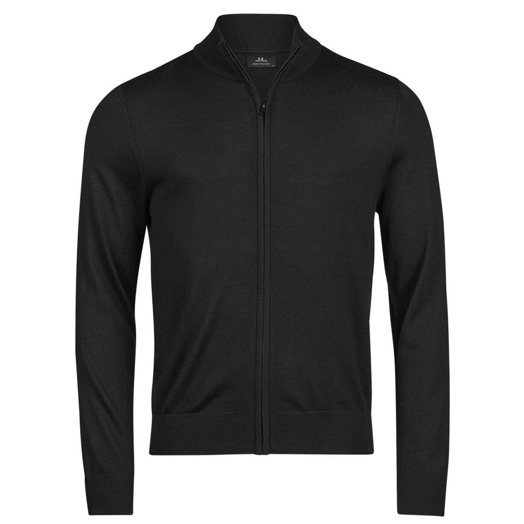 Tee Jays Mens Full Zip Sweater Top