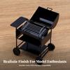 Miniature Barbecue Grill with Openable Lid Decorative Dollhouse