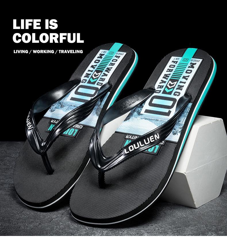 Men's Trendy Non-Slip Flip-Flops for Home and Beach - 2025 Summer Collection