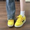 New Chinese Yellow Chubby Bread Shoes Women's New 2025 Summer Popular Versatile Casual Sports Skateboard Shoes Guochao