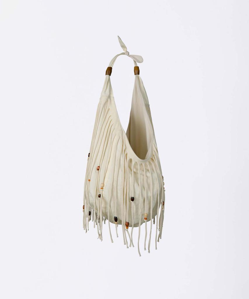 Sculptor Shaggy Fringe Market Bag Raw