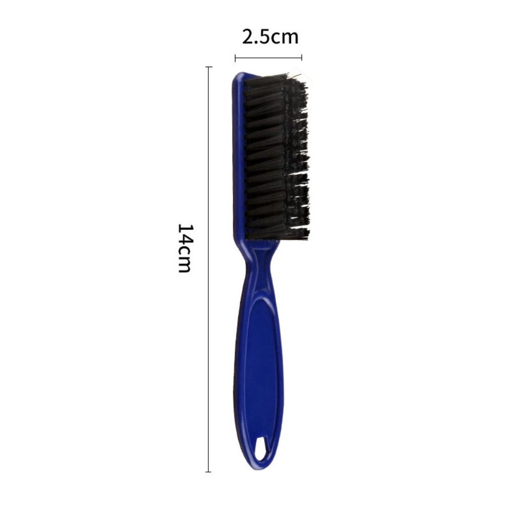 Comb Blade Comb Soft Bristles Brush Scissors Cleaning Brush Men Oil Head Brush Skin Fade Brush