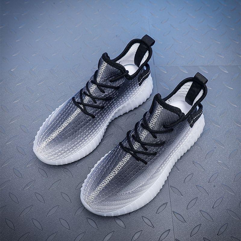 Summer breathable one-pedal men's shoes coconut shoes men's and women's couples running shoes casual sports shoes large size versatile mesh shoes