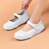 2025 New Nurse Shoes Soft Sole Summer Comfortable Thick Sole Heightening Breathable Deodorant Not Tired Feet Non-slip Little White Shoes