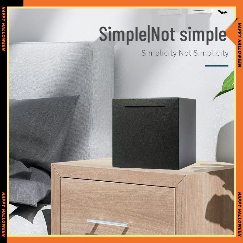 Stainless Steel Drop-Resistant Piggy Bank - No Withdrawals, Internet Celebrity Savings Toy