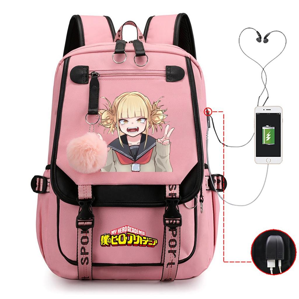 My Hero Academy Has the Same Peripheral Backpack, Animation Two-dimensional Printing, Primary and Secondary School Schoolbag.